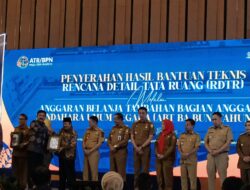 Pemkab Agam Terima Hasil Bantuan Teknis RDTR Wilayah Perencanaan Palembayan dari Kementerian ATR/BPN