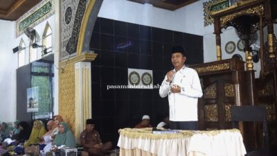 Wabup Risnawanto Hadiri Pengajian Rutin Wirid Yasin Di Masjid Nurul Huda Tampuniak Kinali