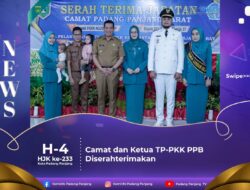 Camat dan Ketua TP-PKK PPB Diserahterimakan