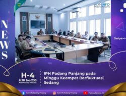 IPH Padang Panjang pada Minggu Keempat Berfluktuasi Sedang