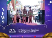 Pj Wako Sonny Resmikan Gedung Baru SMPN 4 Padang Panjang