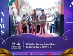 Pj Wako Sonny Resmikan Gedung Baru SMPN 4 Padang Panjang