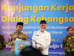 Gubernur Mahyeldi Dampingi Menko PMK Kunker ke Sijunjung