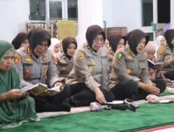 Polri Gelar Yasinan Trauma Healing, Peduli Korban Bencana