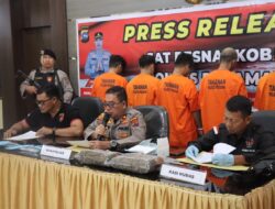 Ops Antik Singgalang 2024, Lima Tersangka Kasus Sabu dan Ganja Diamankan