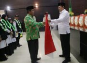 Wakili Pemko, Kakan Kemenag Kota Padang Sambut Jamaah Kloter 12 Padang