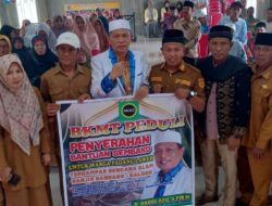Calon Anggota DPD RI Nomor Urut 1, Abdul Aziz, SP, MM Bantu Masyarakat Korban Galodo Tanah Longsor