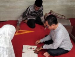 Menuju Kesempurnaan Ibadah, Masjid Raya Ahlussunnah Lakukan Pengukuran Arah Kiblat