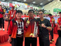 Pegulat Sumbar, Gilang Illhaja Sumbangkan Emas Ketiga Untuk Sumbar di PON XXI Aceh-Sumut
