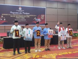 Bapaslon Wako-Wawako Padang Resmi Miliki Nomor Urut