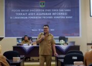 Pentingnya Menjaga Keamanan Aset Infomasi, FGD Dengan OPD Se-Sumbar Digelar