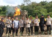 Kapolda Sumbar Pimpin Operasi Pemberantasan Tambang Ilegal di Solsel