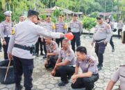 Tutup Tahun 2024, 13 Personel Polres Sawahlunto Naik Pangkat