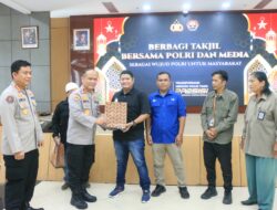 Perkuat Sinergi dengan Media, Polda Sumbar Gelar Berbagi Takjil bersama Polri dan Media