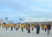 Kembangkan Pasar Raya Fase VII Sebagai Fungsi Sosial Lewat Senam Pagi Bersama