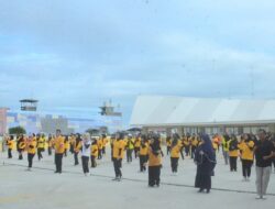 Kembangkan Pasar Raya Fase VII Sebagai Fungsi Sosial Lewat Senam Pagi Bersama
