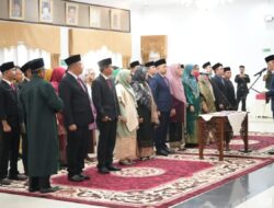 Perbaiki Kualitas Birokrasi, 25 pejabat Manajerial Lingkungan Pemprov Sumbar Dilantik