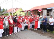 Sambut HUT RI ke-80, Warga Tampat Durian Antusias Ikut Jalan Santai