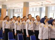 Optimalkan Pelayanan, 100 Personel Satpam Alih Daya Dishub Dilantik