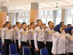 Optimalkan Pelayanan, 100 Personel Satpam Alih Daya Dishub Dilantik