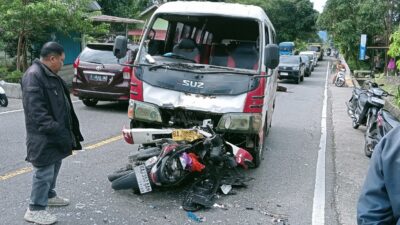 Adu Kambing, Pemotor Tewas di Tempat, Dua Orang Lainnya Luka-Luka