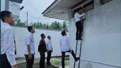 Perkuat Keamanan, Lapas Kelas IIB Pariaman Periksa Sarana Pengamanan