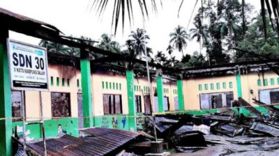 Kerugian Akibat Kebakaran Hanguskan SD Negeri 30 V Koto Kampung Dalam, Capai Rp2 Miliar