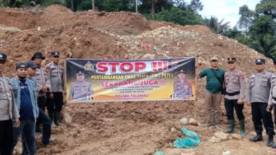 Berantas Aktivitas Penambangan Emas Tanpa Izin di Rimbo Janduang