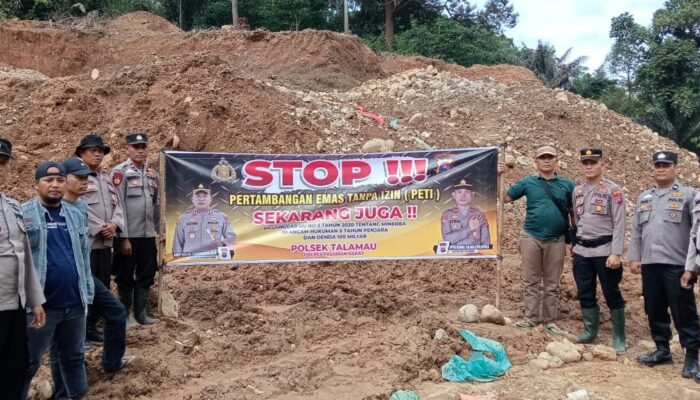 Berantas Aktivitas Penambangan Emas Tanpa Izin di Rimbo Janduang