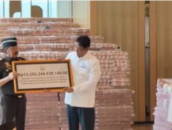 Rp13,25 Triliun Uang Pengganti Kasus Korupsi Ekspor CPO Diserahkan ke Negara