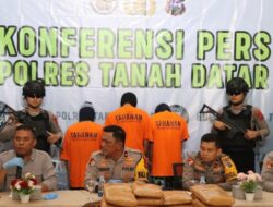 Tiga Tersangka Kurir Diringkus, 27 Paket Ganja Diamankan Aparat
