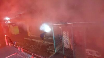 Toko Grosir dan Eceran di Kawasan Simpang Haru Hangus Dilahap Si Jago Merah