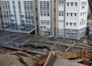 Kampus III UIN Imam Bonjol Sungai Bangek Longsor, Gedung FEBI Miring