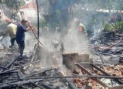 Kebakaran Satu Unit Rumah, Empat Sepeda Motor Ikut Musnah