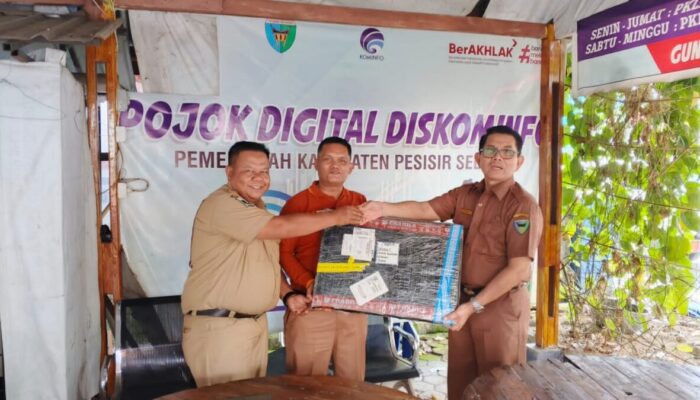 Kecamatan Bayang Utara Dapat Bantuan Satu Unit Starlink