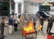 211,44 Gram Sabu dan 4.707,7 Gram Ganja Dimusnahkan Bersama