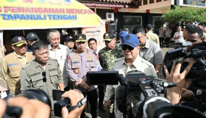 Prabowo Kunjungi Korban Bencana Tapanuli Tengah, Tinjau Fasilitas Darurat