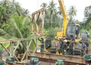 Pembangunan Jembatan Bailey di Padang Mantuang Terus Dikebut