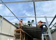 Pembangunan Huntara di Kayu Pasak Ditarget Rampung Tepat Waktu