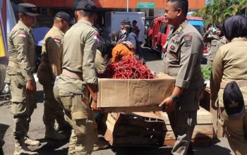 Manfaatkan Trotoar dan Badan Jalan, PKL Ditertibkan Satpol PP