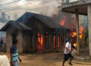 Dua Rumah di Simpang Tonang Selatan Hangus Terbakar, Kerugian Capai Rp 120 Juta