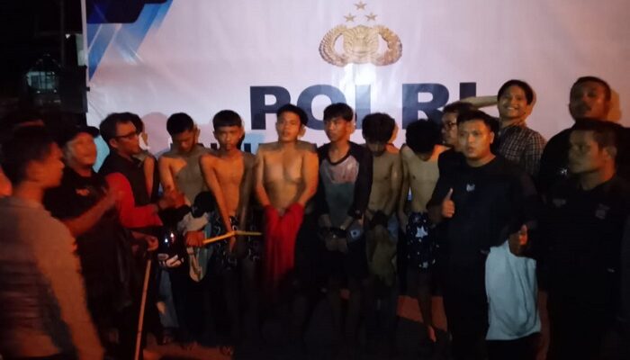 15 Pelaku Tawuran Plus 6 Motor Balap Liar Diamankan Timsus Bravo