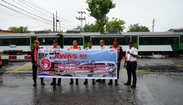 Masyarakat Diimbau Tingkatkan Keselamatan di Perlintasan Sebidang KA