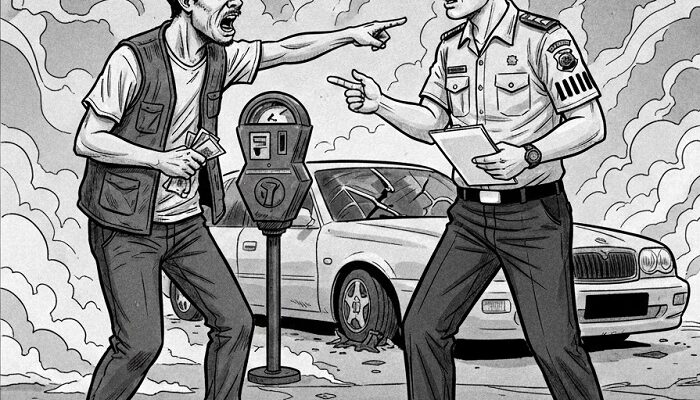 Sempat Viral, Jukir Liar di Taman Rimbo Kaluang Ditindak