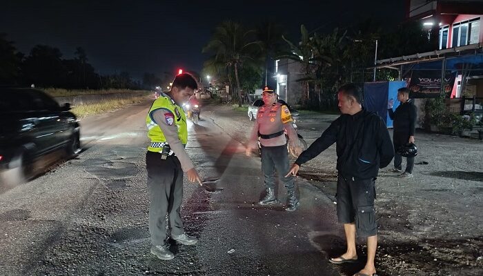 Kecelakaan Sepeda Motor, Pelajar Asal Batang Anai tak Sadarkan diri