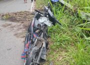 Tabrakan Dua Sepeda Motor, Pengendara Mengalami Patah Tulang