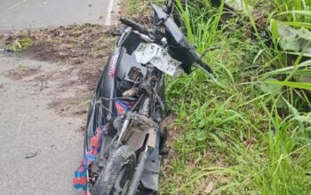 Tabrakan Dua Sepeda Motor, Pengendara Mengalami Patah Tulang