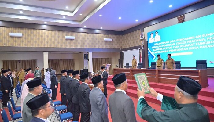 Sejumlah Pejabat di Lingkungan Pemko Payakumbuh Dilantik