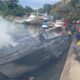 Tiga Speedboat di Kawasan Batang Arau Padang Hangus Terbakar