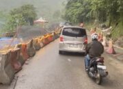 Buka Tutup Jalan, Pengendara Diimbau Hati-hati saat Lewati KM 66.700 Lembahanai